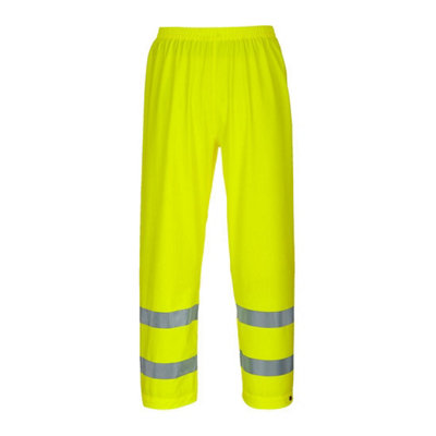 Portwest Mens Ultra Sealtex Hi-Vis Rain Trousers