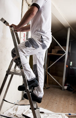 Portwest Pro Painters Decorators Trousers Slim Fit 10 Pockets + Hammer Loop L