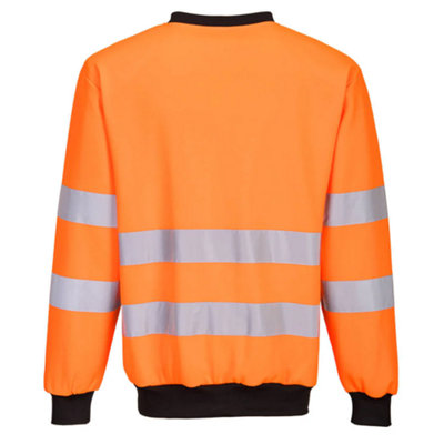 Portwest Warnschutz Shirt Langarm Polo Gelb Orange Poloshirt Warnshirt