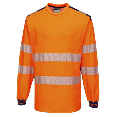 Portwest PW3 Hi-Vis Long Sleeve T-Shirt