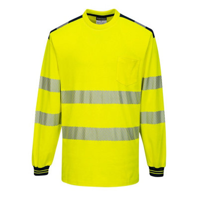 Portwest PW3 Hi-Vis Long Sleeve T-Shirt