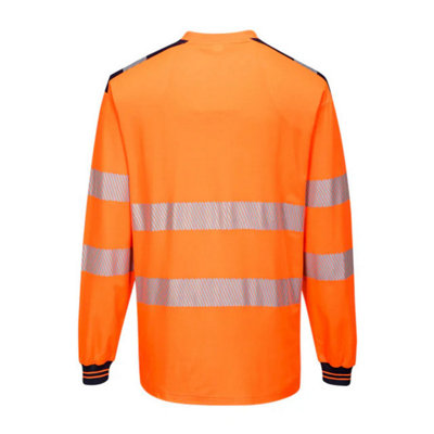 T-shirt Lavoro Portwest T181 Hi-Vis – Traspirante, Uomo, Arancione/nero O Giallo/nero (S-5XL)