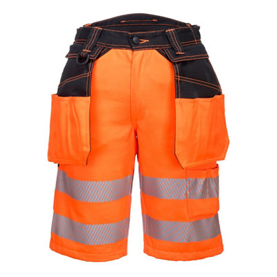 Portwest PW3 Hi-Vis Shorts PW343OBR34