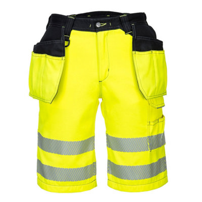 Portwest PW3 Hi-Vis Shorts PW343YBR33