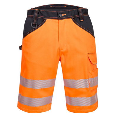 Portwest PW3 Hi-Vis Shorts PW348OBR42