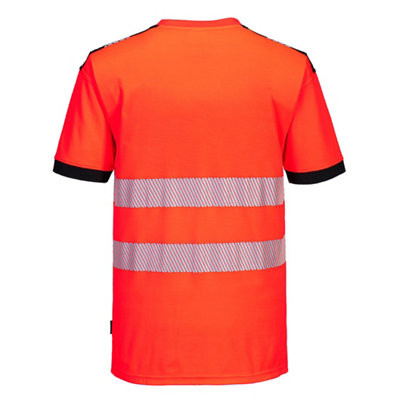 T-Shirt manica corta PW3 Alta Visibilità | Dpi Sicurezza