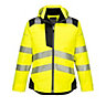 Portwest PW3 Hi-Vis Winter Jacket Yellow/Black - XS
