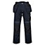 Portwest PW3 Holster Work Trousers Navy/Black & Knee Pads - 32S