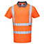 Portwest RT22 Hi-Vis Polo Shirt S/S Orange- L
