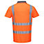 Portwest RT22 Hi-Vis Polo Shirt S/S Orange- M