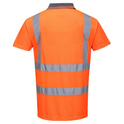 Portwest RT22 Hi-Vis Polo Shirt S/S Orange- XXL