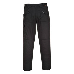 Portwest Stretch Action Work Trousers Black - 28R