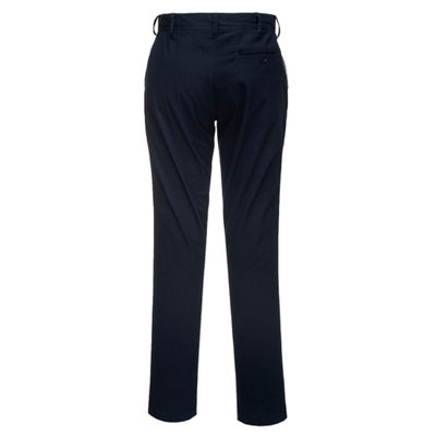 Portwest Stretch Slim Fit Chinos Pants Trousers