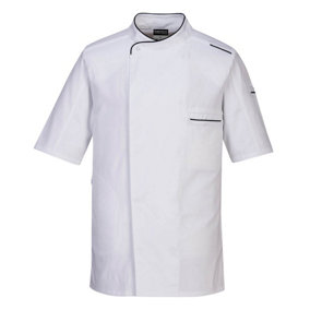 Portwest Surrey Chef Jacket Short Sleeve