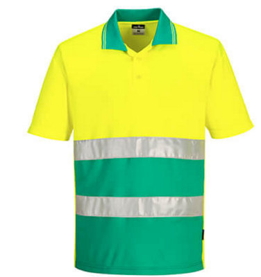 Portwest Two-Tone Lightweight Polo Shirt S/S