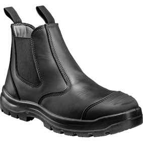 Portwest Unisex Adult Dealer Leather Safety Boots Black (10 UK)