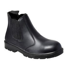 Portwest Unisex Adult Dealer Leather Safety Boots Black (11 UK)