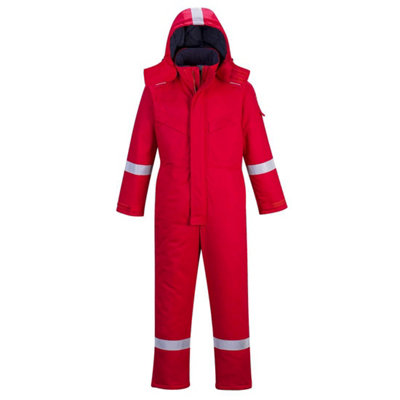 Portwest Unisex Adult Flame Resistant Anti-Static Winter Overalls