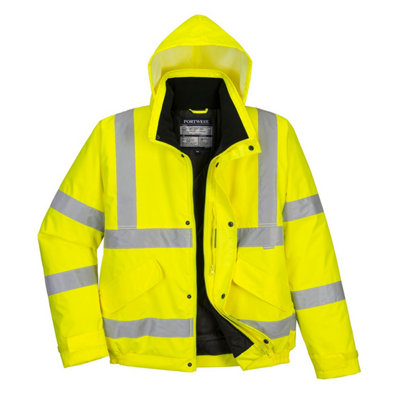 Portwest Unisex Adult Hi-Vis Winter Bomber Jacket