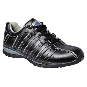 Portwest Unisex Adult Steelite Arx Leather Safety Trainers Black (12 UK)