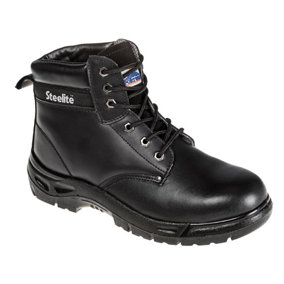 Portwest Unisex Adult Steelite Leather Safety Boots Black (4 UK)