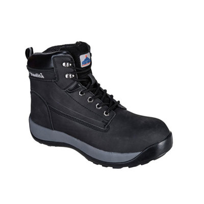 Portwest Unisex Adult Steelite Nubuck Safety Boots Black (11 UK) | DIY ...