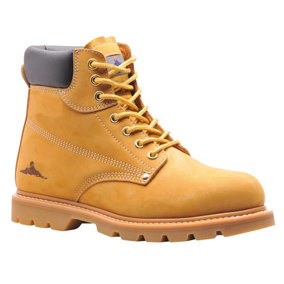 Portwest Unisex Adult Steelite Nubuck Welted Safety Boots Honey (11 UK)