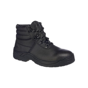 Portwest Unisex Adult Steelite Protector Plus Leather Safety Boots Black (10 UK)