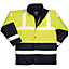 Portwest Unisex Hard-wearing Hi Vis Traffic Jacket / Safetywear / Workwear