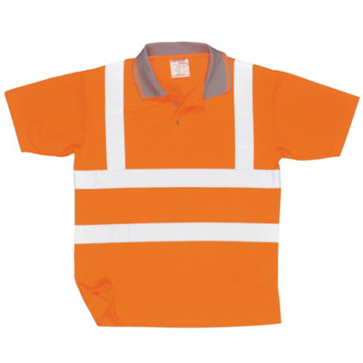 Portwest Unisex Hi Vis Polo Shirt / Workwear / Safetywear (Pack of 2)