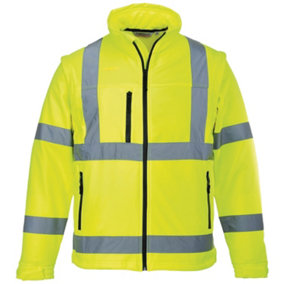 Portwest Unisex Hi-Vis Safety Softshell Jacket