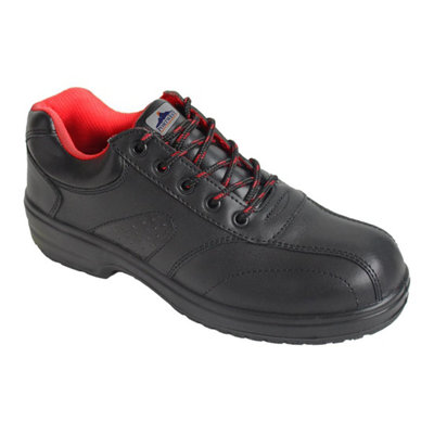 Portwest Womens/Ladies Steelite Leather Safety Shoes Black (4 UK)