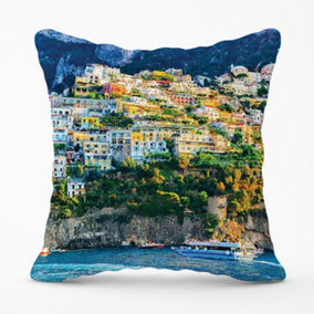 Positano, Amalfi Coast Outdoor Cushion 45cm x 45cm