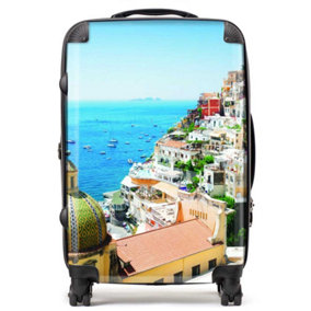 Positano With Flowers, Italy Suitcase - Medium