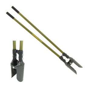 Post Hole Digger or fencing spade with Heavy Duty steel handles & re enforced head for 6 Inch Hole