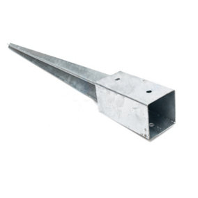 Post Metal Support Post / Fence Support Spike - Size 91x150x590mm
