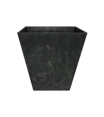 Pot Ella Black Outdoor Planter H29Cm D30Cm