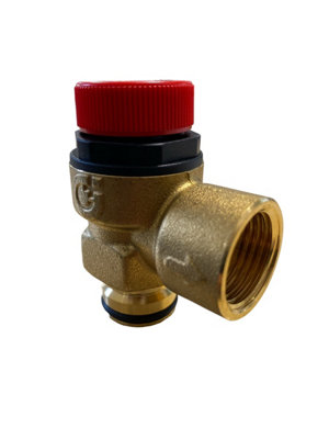 POTTERTON PROMAX/GOLD/HEATMAX/TITANIUM 3 BAR BRASS PRESSURE RELIEF ...