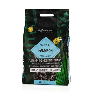 Potting Soil Compost for Palms and Mediterranean Plants Potting Mix LECHUZA PALMPON, 12 Liter