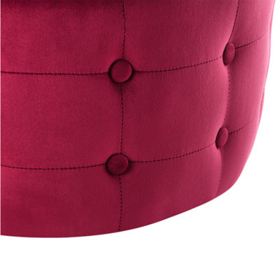 Pouffe TAMPA Velvet Fuchsia Pink