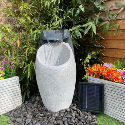 Pouring Vase Contemporary Mains Plugin Powered Water Feature