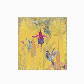 Powder Bloom Fuchsia Glass Kitchen Splashback