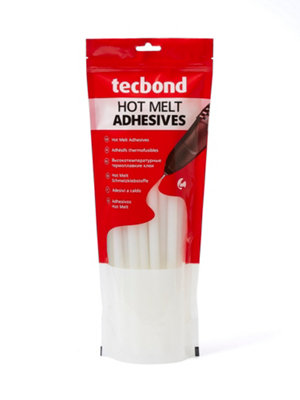 Power Adhesives - Tecbond Hotmelt Adhesive 12mm/ 300mm length General Purpose Adhesive, 20 stick pack