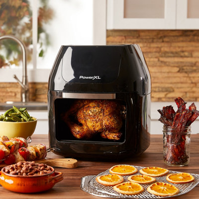 Power Air Fryer Cooker Black DIY at B Q