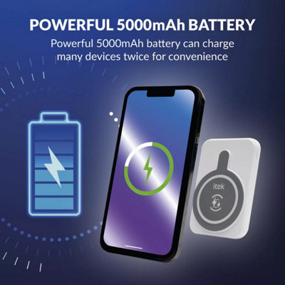 Power Bank 5000Mah Wireless N52 Magnet Charging Apple MagSafe
