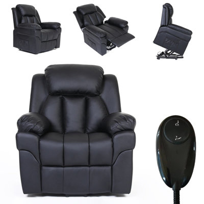 Power Lift Recliner Chair, PU Leather Electric Lift Recliner Sofa for