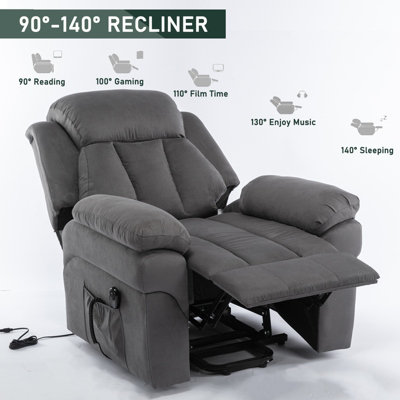 Power Lift Recliner Chair, Velvet Electric Lift Recliner Sofa for