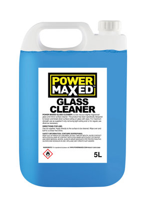 Power Maxed Glass Cleaner 5ltr Ready To Use