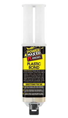 Power Maxed Plastic Bond Epoxy Syringe 28g