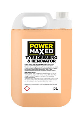 Power Maxed Tyre Dressing & Rennovator 5ltr